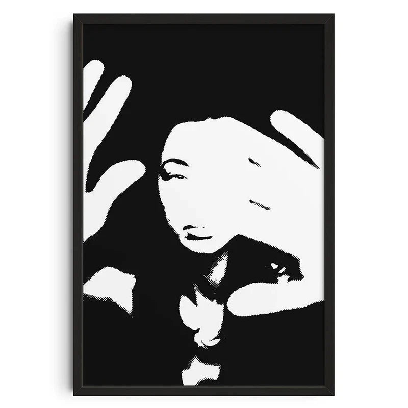 DecorBites™ Retro Abstract Canvas Print for Home Decor