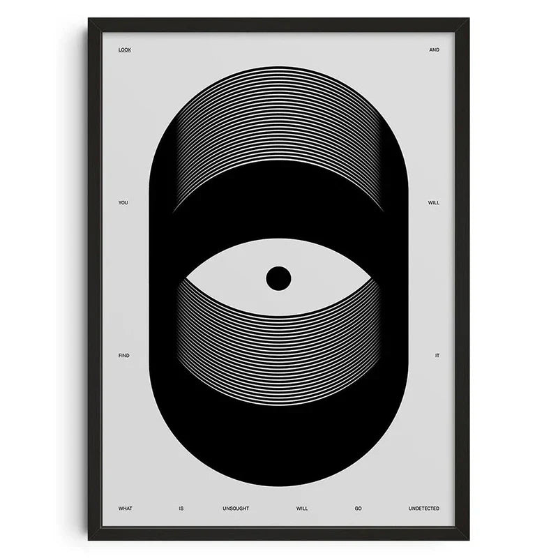 DecorBites™ Retro Abstract Canvas Print for Home Decor