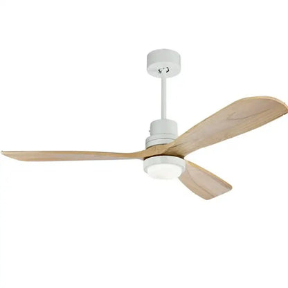 Retro black and dark wood ceiling fan with 15w ceiling lights bedroom