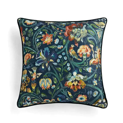Retro circus cream pillow cover with tassels living room decor