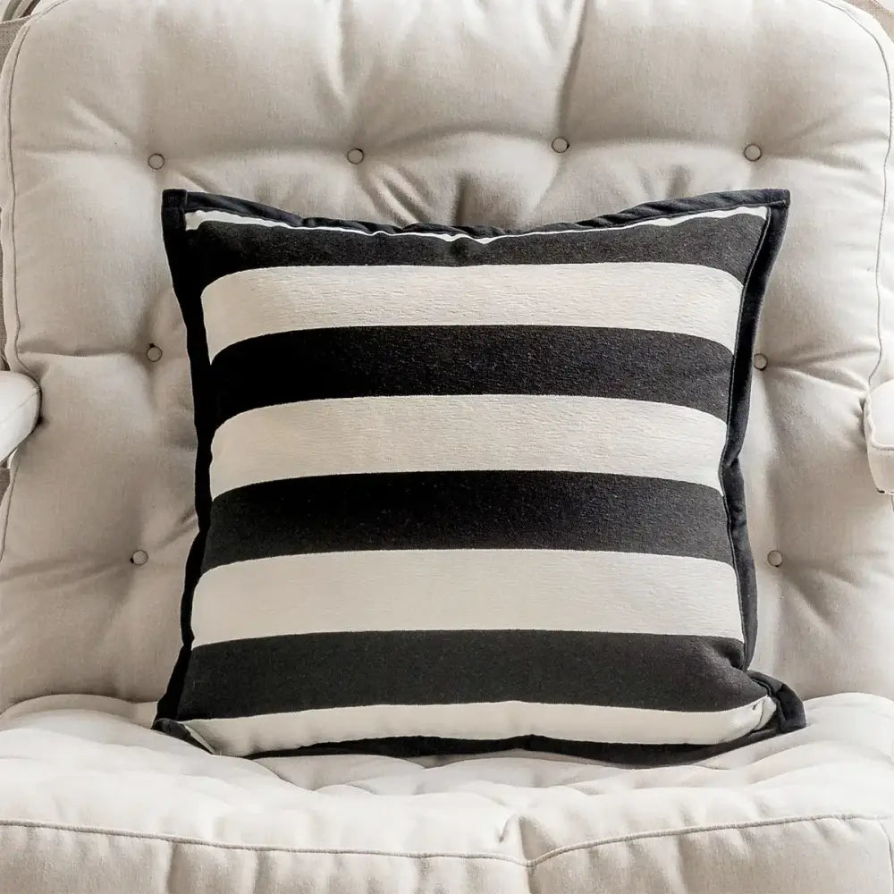 Retro dark green zebra embroidered jacquard luxury pillow cover bedroom