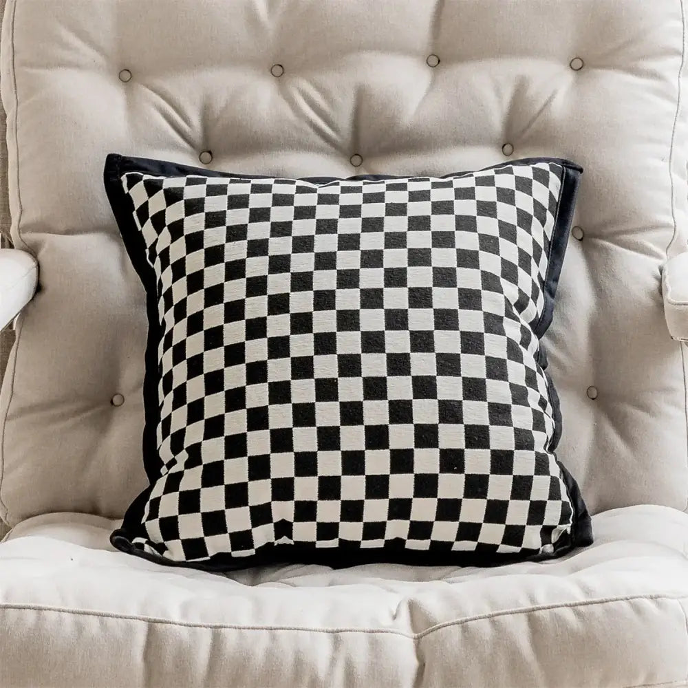 Retro dark green zebra embroidered jacquard luxury pillow cover bedroom