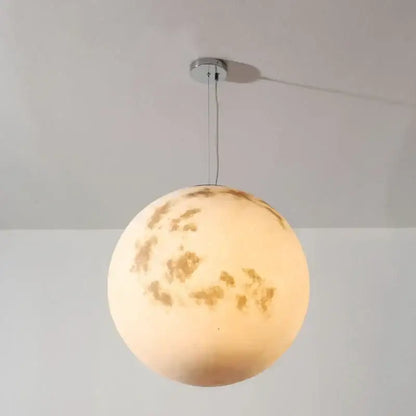 Retro full moon chandelier modern dining room pendant light
