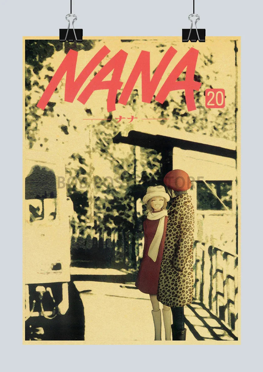 DecorBites™ Retro Japan Anime NANA Poster Set
