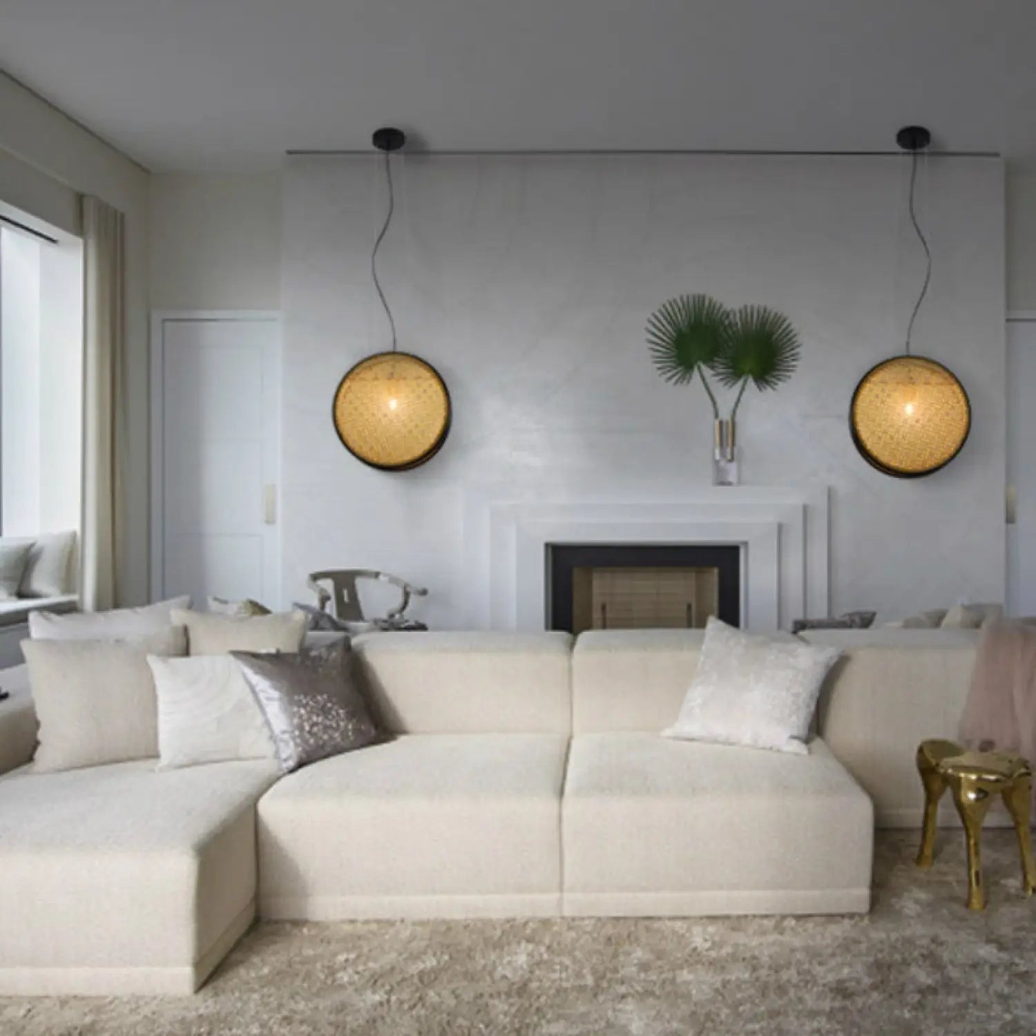 Retro Lamps with Rattan Design – Perfect for Restaurant Ambiance