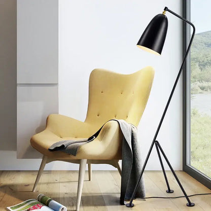 Retro nordic grasshopper floor lamp for living room