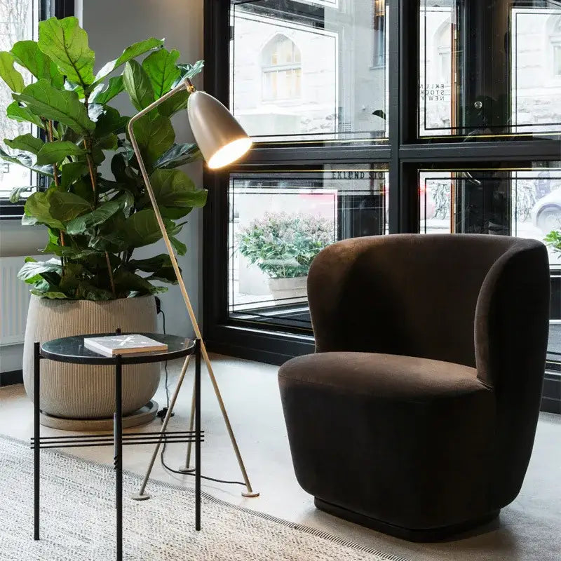 Retro nordic grasshopper floor lamp for living room