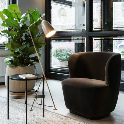 Retro nordic grasshopper floor lamp for living room