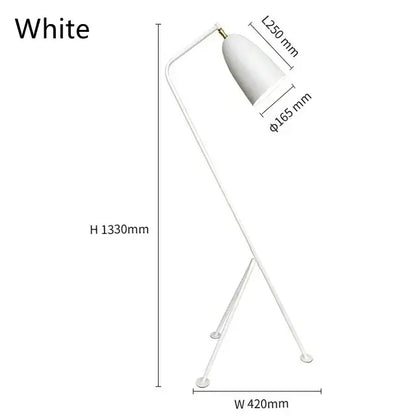 Retro nordic grasshopper floor lamp for living room