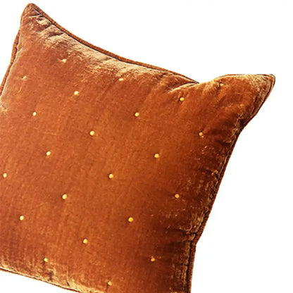 Retro red velvet tiger embroidery cushion cover living room decor