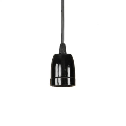 Retro style red ceramic pendant light – kitchen hanging fixture