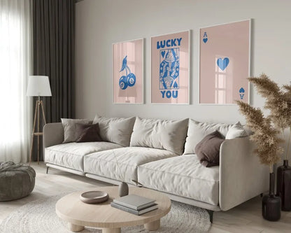 DecorBites™ Retro Wall Art Posters Set - Funky Queen-themed Canvas Art