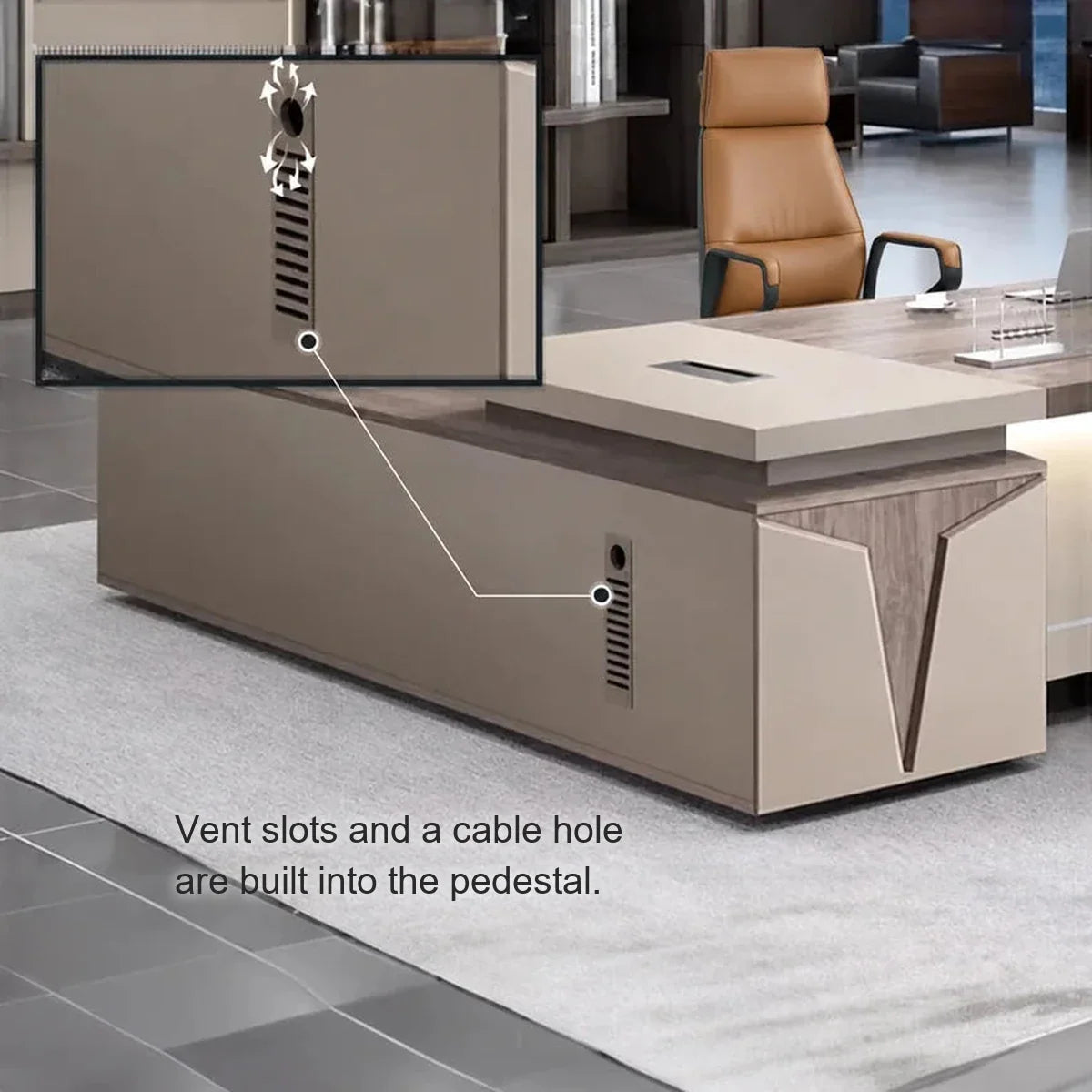 Reytan · Modern L-Shaped Executive Desk
