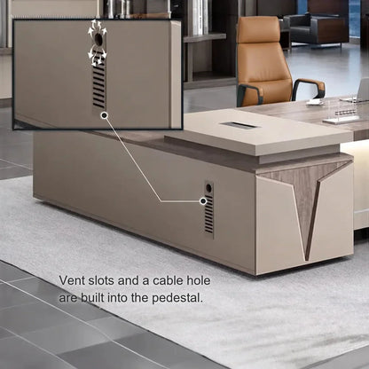 Reytan · Modern L-Shaped Executive Desk