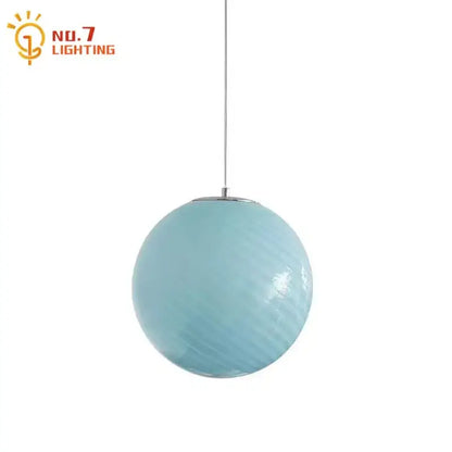 Ribbed amber glass pendant light for dining room