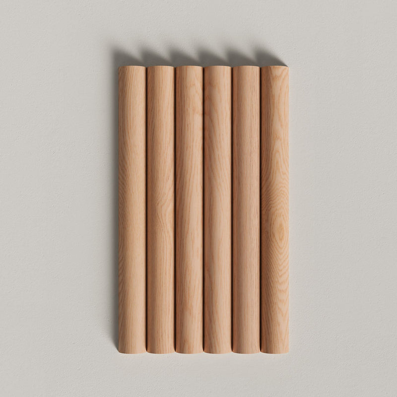 Flexible Ribbed Wood Panel Samples
