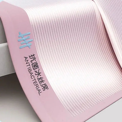 Ribbed pink soft bed mat set bedroom textured pleats