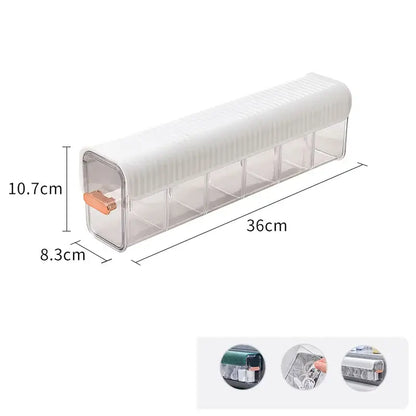 Ribbed teal data cable organizer box bedroom wall mounted storage