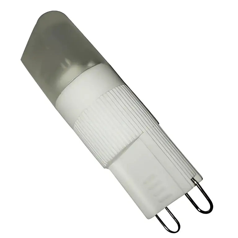 Ribbed white g9 led bulb for living space lighting