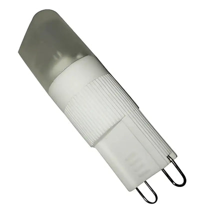 Ribbed white g9 led bulb for living space lighting