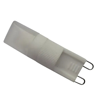 Ribbed white g9 led bulb for living space lighting