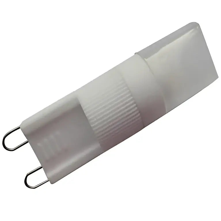 Ribbed white g9 led bulb for living space lighting