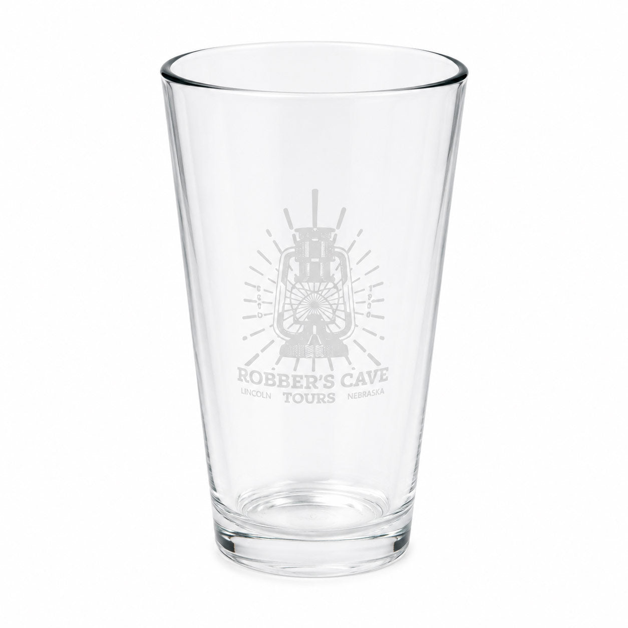 Robber's Cave Pint Glass | 16 oz | Robber's Cave