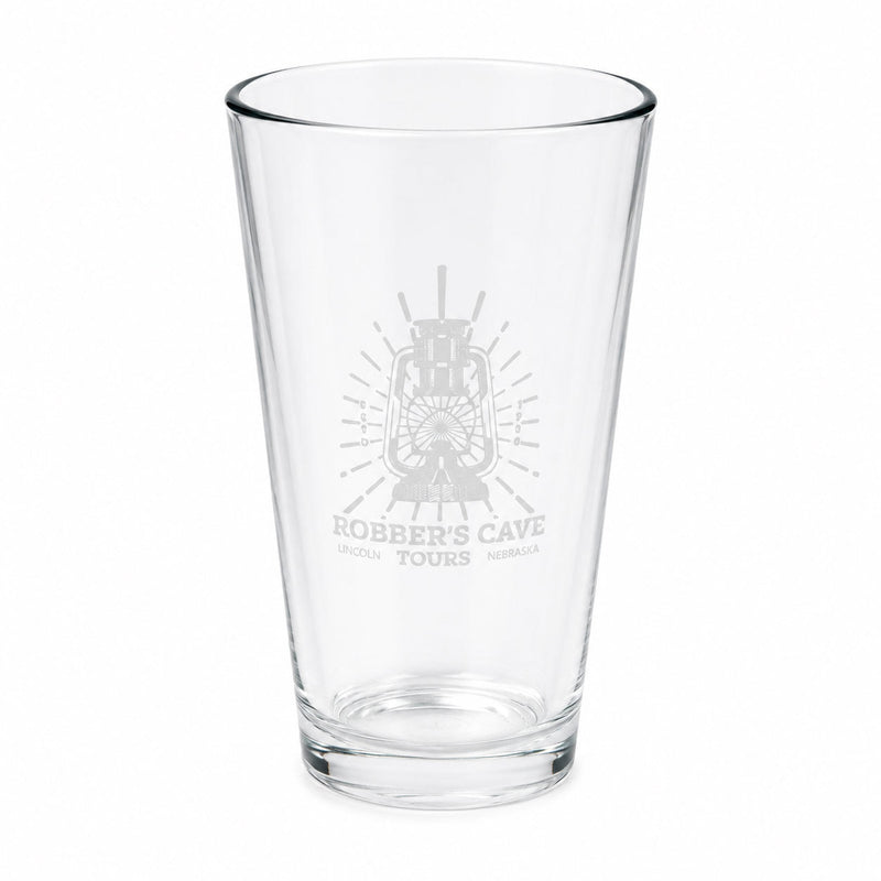 Robber's Cave Pint Glass | 16 oz | Robber's Cave