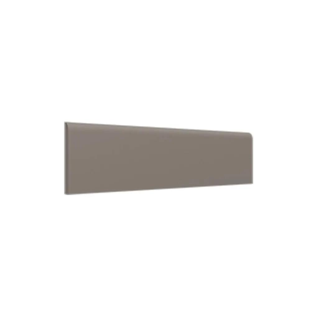 Roca Dark Gray Matte Bullnose Ceramic Moldings 3x12