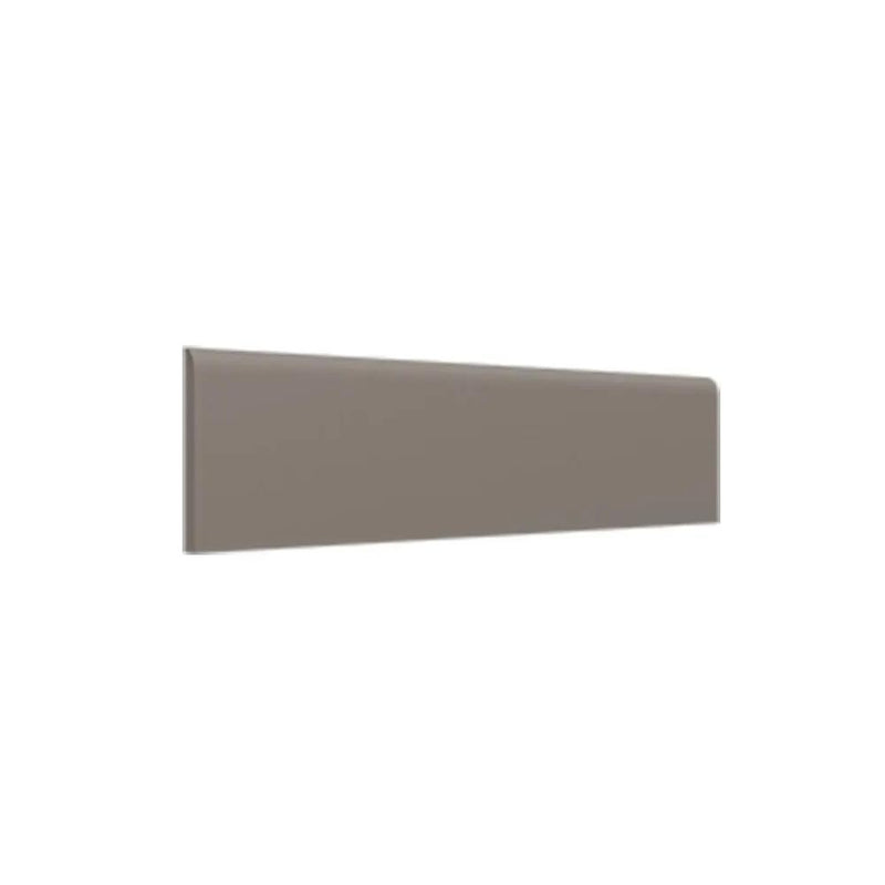 Roca Dark Gray Matte Bullnose Ceramic Moldings 3x12