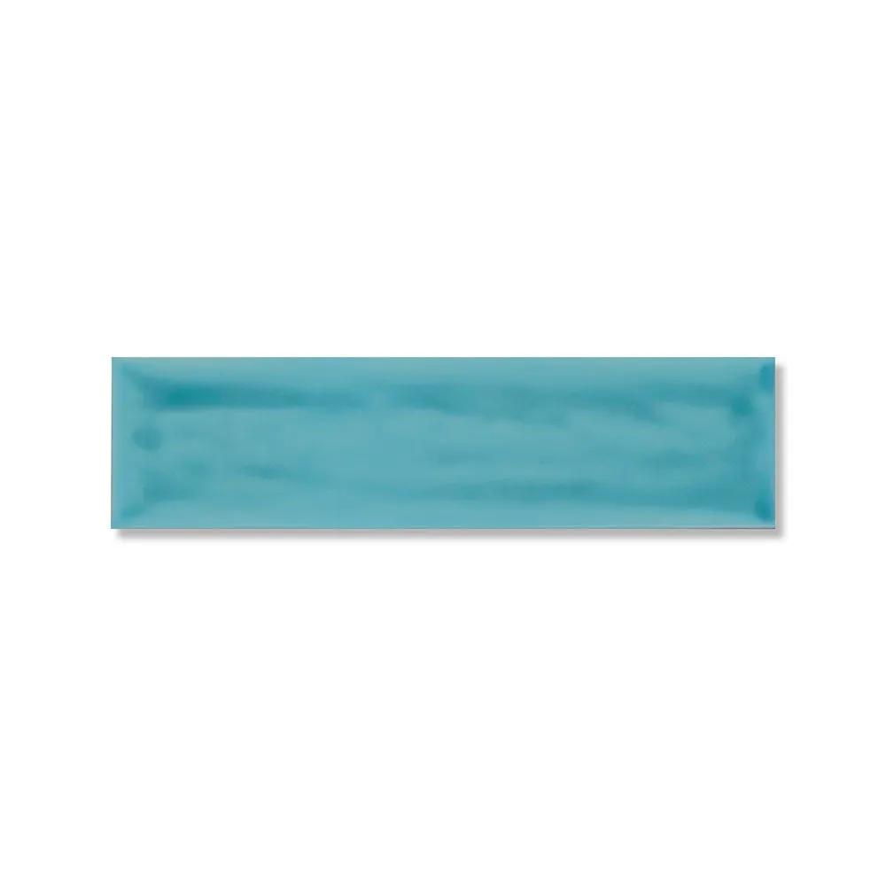 Roca Flow Atoll Blue Polished Ceramic Tiles 3x12