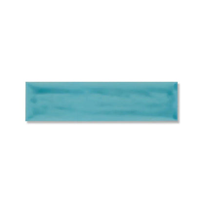 Roca Flow Atoll Blue Polished Ceramic Tiles 3x12