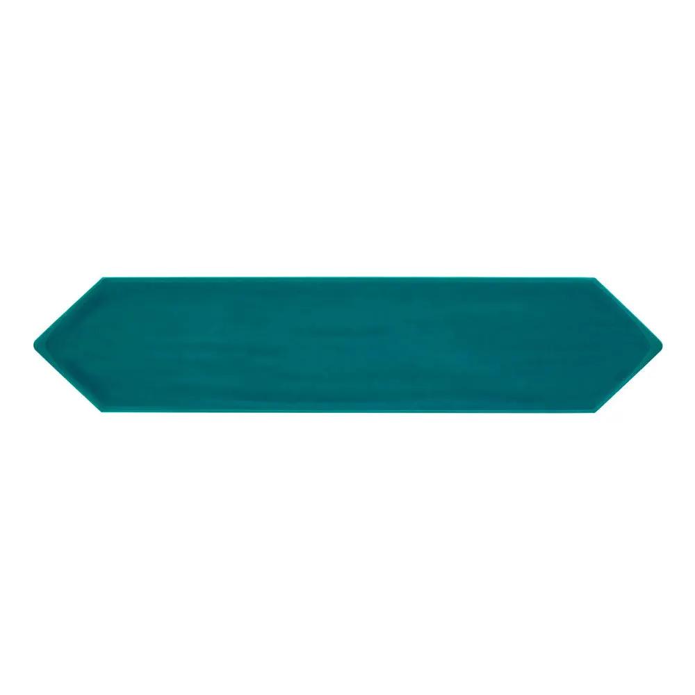 Roca Flow Peacock Green Polished Ceramic Tiles 3x12