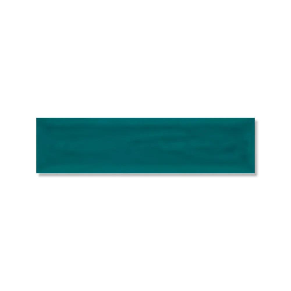 Roca Flow Peacock Green Polished Ceramic Tiles 3x12