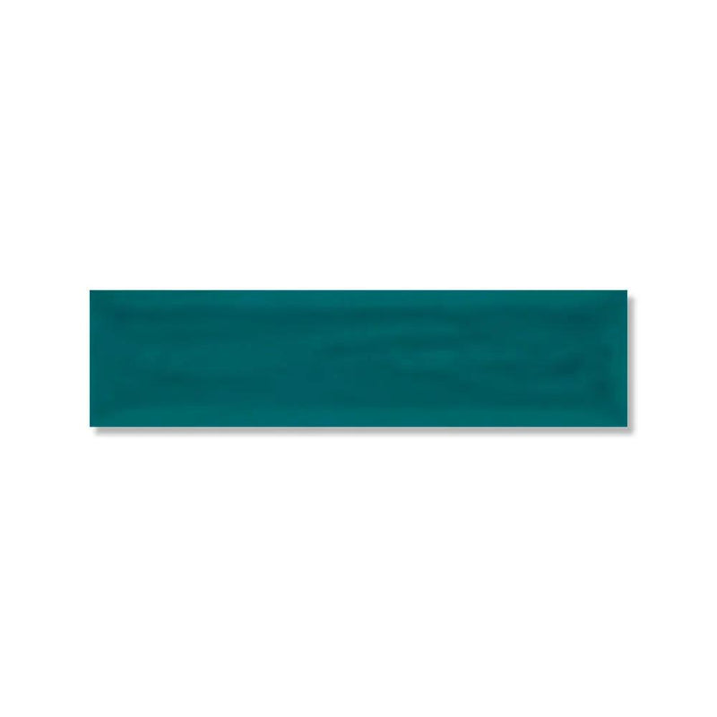 Roca Flow Peacock Green Polished Ceramic Tiles 3x12