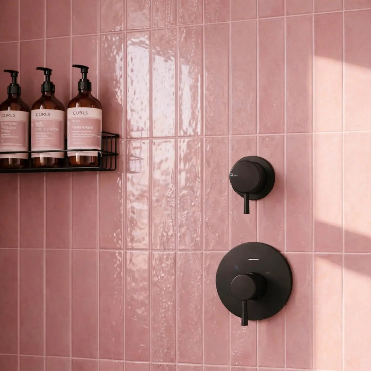 Roca Flow Velvet Pink Polished Ceramic Tiles 3x12