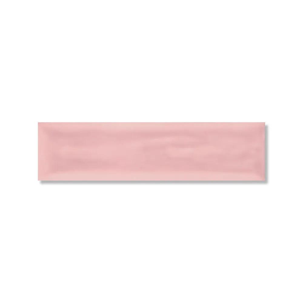 Roca Flow Velvet Pink Polished Ceramic Tiles 3x12