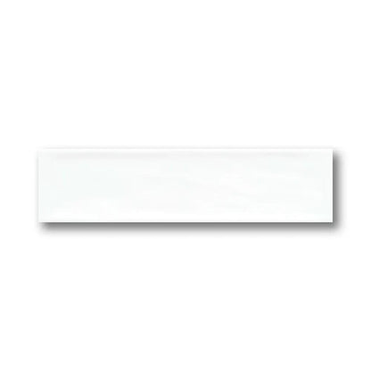 Roca Flow White Polished Ceramic Tiles 3x12