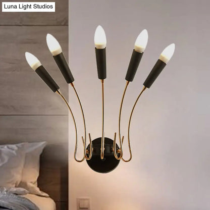 DecorBites™ Rocket Wall Lamp - Contemporary Metal Sconce with 5 Lights for Living Room