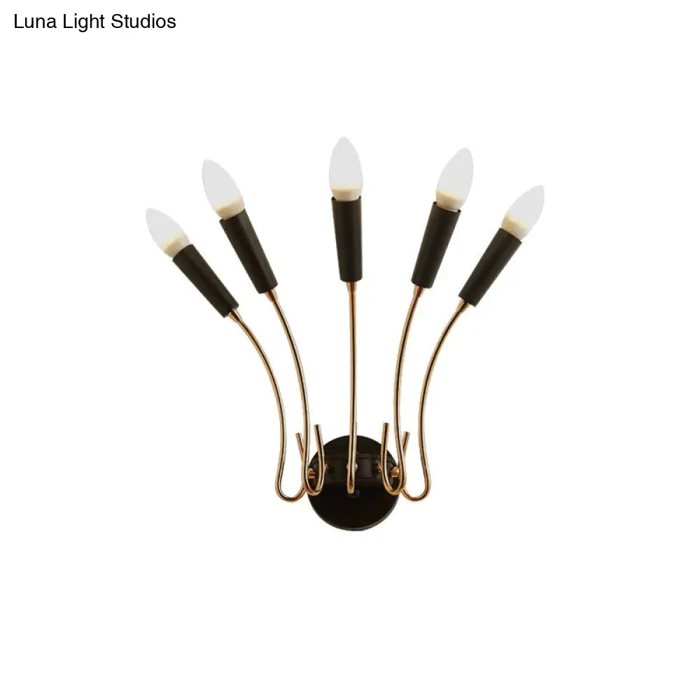 DecorBites™ Rocket Wall Lamp - Contemporary Metal Sconce with 5 Lights for Living Room