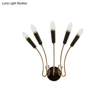DecorBites™ Rocket Wall Lamp - Contemporary Metal Sconce with 5 Lights for Living Room