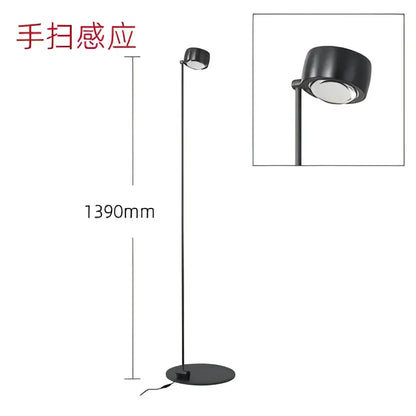 Rose gold designer fishing floor lamp for living room