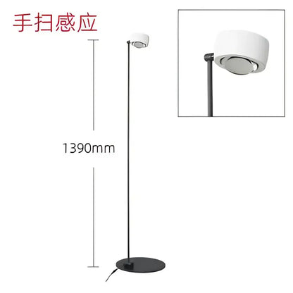 Rose gold designer fishing floor lamp for living room