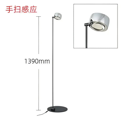 Rose gold designer fishing floor lamp for living room
