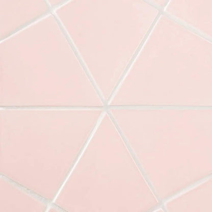 Blush Glossy Diamante Ceramic Tiles 6x6