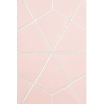 Blush Glossy Diamante Ceramic Tiles 6x6