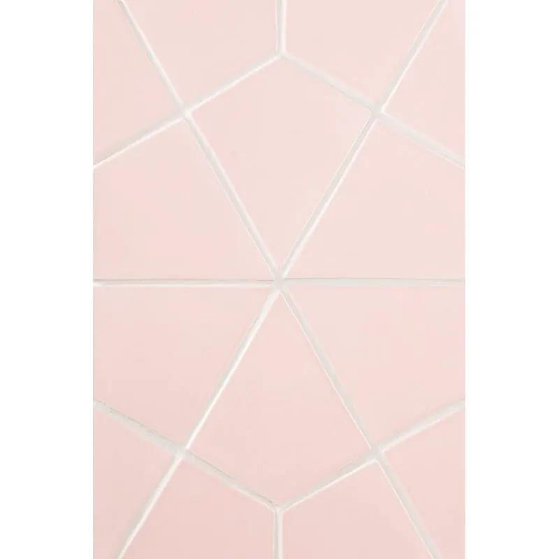 Blush Glossy Diamante Ceramic Tiles 6x6