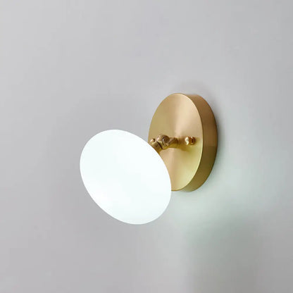 DecorBites™ Rotatable Glass Wall Sconce - Small and Stylish Postmodern Brass Light