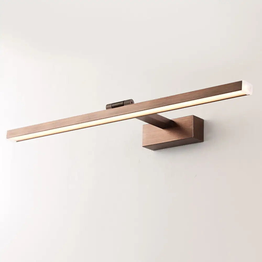 DecorBites™ Rotatable LED Vanity Mirror Light: Sleek Metal Linear Wall Sconce for Bathrooms