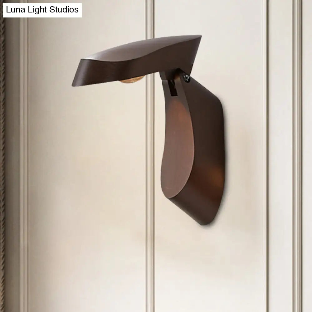DecorBites™ Rotatable Oval Wall Sconce - Modern Metal LED Bedside Light in White/Black/Gold Finish